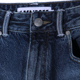 BRUSH WASHING DENIM RELAXFIT-BLUE