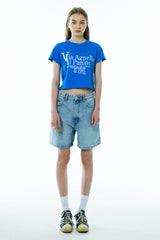 パニーノクロップTシャツ/PANINO CROP TEE [BLUE]
