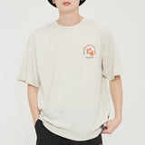 COLOR DOT ORANGE TEE_MELANGE IVORY (6687833358454)