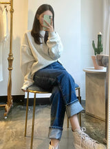 ストレートフィットステッチラインパンツ/STRAIGHT FIT STITCH LINED PANTS [16628]