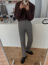 [ASCLO MADE] Final Check Slacks (2color) (6594647031926)