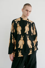 パットジャージロングスリーブ / BSR2223FWPO043 BR PAT JERSEY LONG SLEEVE BLACK