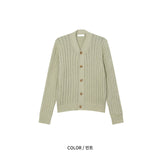 LMN Piet Cropped Line Bookle Cardigan (7 colors)