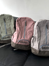 カマン配色ジッパースポーティバックパック/Kaman Contrast Zipper Sporty Backpack