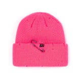 BBD Ripped Custom Long Beanie (Pink)