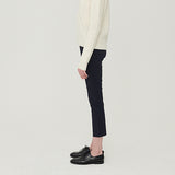 WAIST BANDING SLIM PANTS_BLACK (6657593704566)