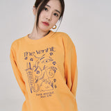 キャットファミリースウェット / VENHIT Cat Family SWEATSHIRT_B1