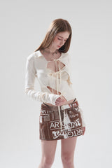 リボンカラーTシャツ / RIBBON COLLAR T-SHIRT