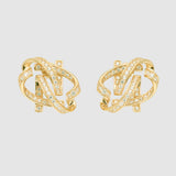 Authentique Earrings Silver (Plated Yellow gold)