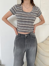 エディションクロップTシャツ/Edison Crop T-shirt (3color)