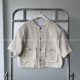 スナップツイードジャケット / TAP Snap Tweed Jacket (2 colors)