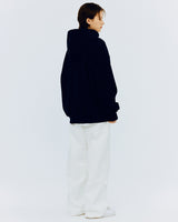 スプレーラビットフーディ/SPRAY RABBIT HOODIE-NAVY