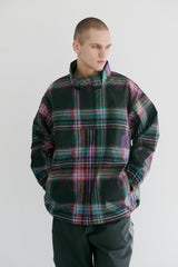 BBLアノラックジャケット/BSR2223FWJK091 BBL ANORAK JACKET PURPLE CHECK