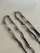 Woodball hippie ethnic strap belt