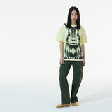 ビックラビットルーズTシャツ / YELLOW BIG RABBIT LOOSE T-SHIRT