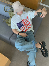 USAショートスリーブニット