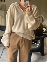 [ASCLO MADE] Nicholson Half Zip Up Knit (3color)