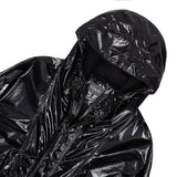 【24SS LSD COLLECTION】フード付きナイロンレインコート_ブラック