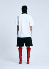 STITCH LOGO SHORT SLEEVE T-SHIRT_WHITE