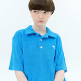 ドルフィンテリーカラーハーフスリーブTシャツ / Dolphin terry collar half sleeve tshirt