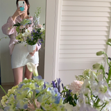 [セット] ブーケシリーズ : サマーフォンケース + スマホグリップ / [SET] Bouquet series : Summer phone case + griptok