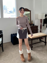 カラーマッチングトレーニングスカート/Color matching training skirt (2color)