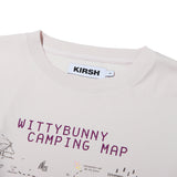 ウィッティバニーキャンピンググラフィッククロップTシャツ