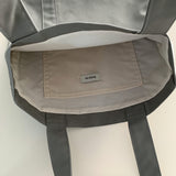 Oxford simple line bag - gray
