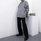 スリーブディタチャブウォーマータートルネックニット / SI Sleeve Detachable Warmer Turtleneck Knitwear (2 colors)