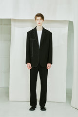 HALF STITCH SINGLE BLAZER (6538813800566)