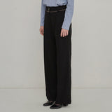Wool pocket pants - Black (6674904088694)