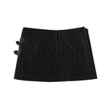 ローウエスットパイソンスカート / LOW-WAIST PYTHON SKIRT