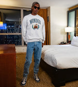 Bear salmon sweat-shirt [melange] (4582474678390)