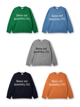 レタリングラウンドニット / Lettering round knit 5color