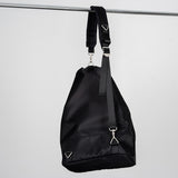 2-Way Waterloo Nylon Duffel Bag (Black)