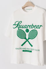 ヘルスアンドウェルスラケットクラブT / Health And Wealth Racquet Club Tee