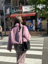 [MADE] Pudding Fur Jacket (Lavender Purple)