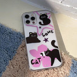 サムキャットブラックフォーンケース / Some Cat Black Phone Case