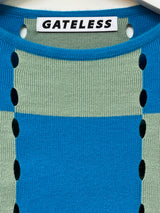 チェックホールニット/CHECK HOLE KNIT