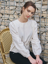 DIANA STRING BLOUSE_4COLOR (6638372192374)