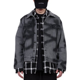 BBD Basic Sprayed Custom Denim Jacket (Dark Gray)