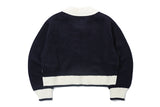リボンカーディガン/RIBBON CARDIGAN_NAVY