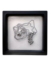 piercing (8) weave necklace (size: 2type)