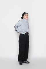 ブラックカーゴデニムパンツ