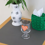 ハートゴブレットカップ / Heart goblet cup (4color)