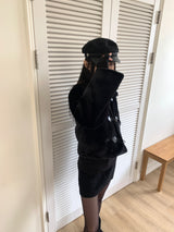 [MADE] Pairing mink fur tteokbokki quilted jacket