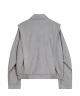 87-STAN029 [Vegan Suede]マルチプラックケットスエードジャケット