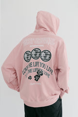 ロゴフーディ / BSR2223FWPO013 BS MULTI LOGO HOODIE PINK