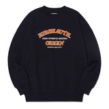 KIRSH ARCH LOGO BASIC SWEATSHIRT [DARK NAVY]