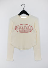 モアワッフルTシャツ/More Waffle T-shirt (2color)